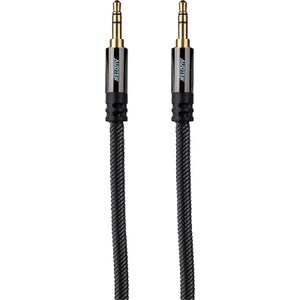 Audtek 3.5mm 12 ft. Stereo Male to Male Audio Cable Dual Shielded with Braided Jacket